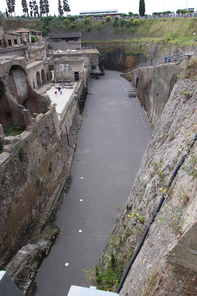 Herculaneum, May 2024. Looking east from access bridge. Photo courtesy of Klaus Heese.