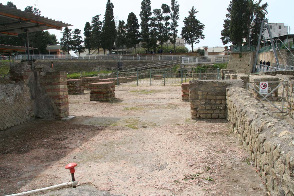 III.1 Herculaneum, April 2013. Room 25, looking south onto terrace 22. Photo courtesy of Klaus Heese.