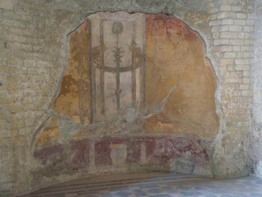 III.3 Herculaneum, October 2012. Looking towards north wall of triclinium. Photo courtesy of Michael Binns.