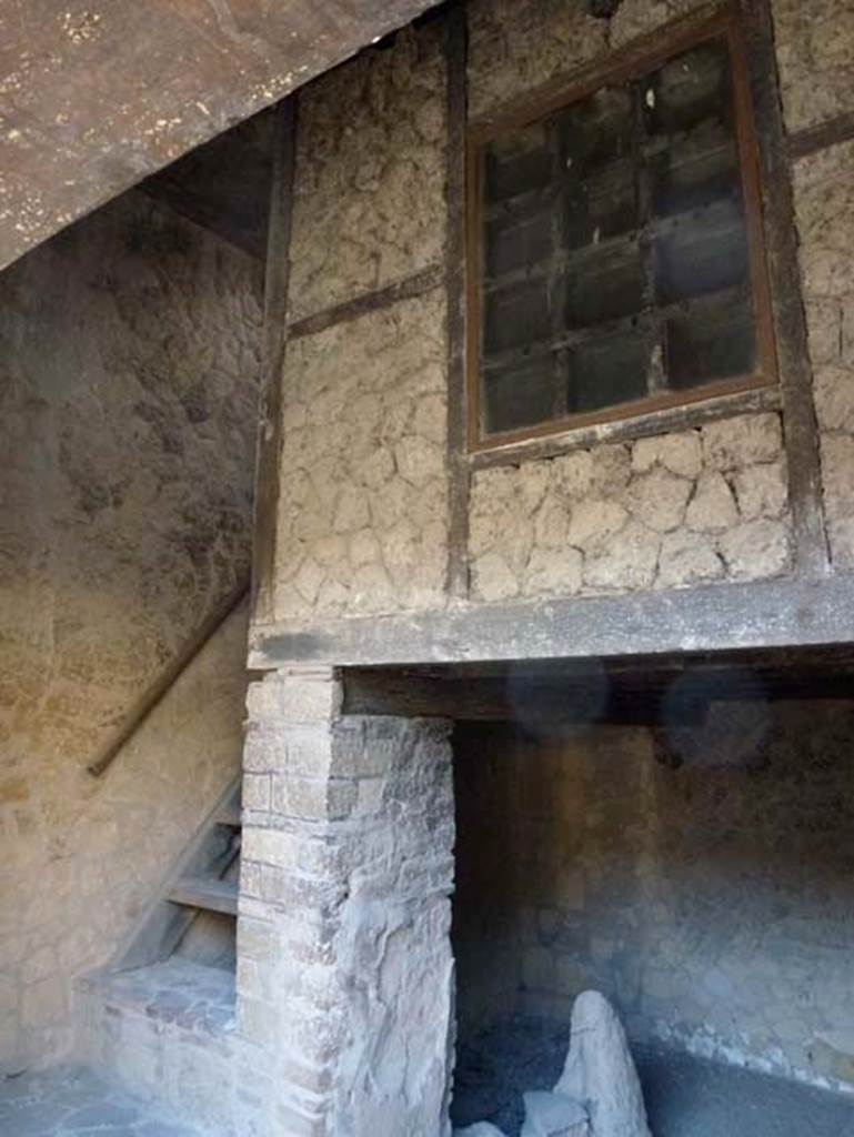 III 12, Herculaneum. October 2012. Looking south-west from entrance doorway. Photo courtesy of Michael Binns.