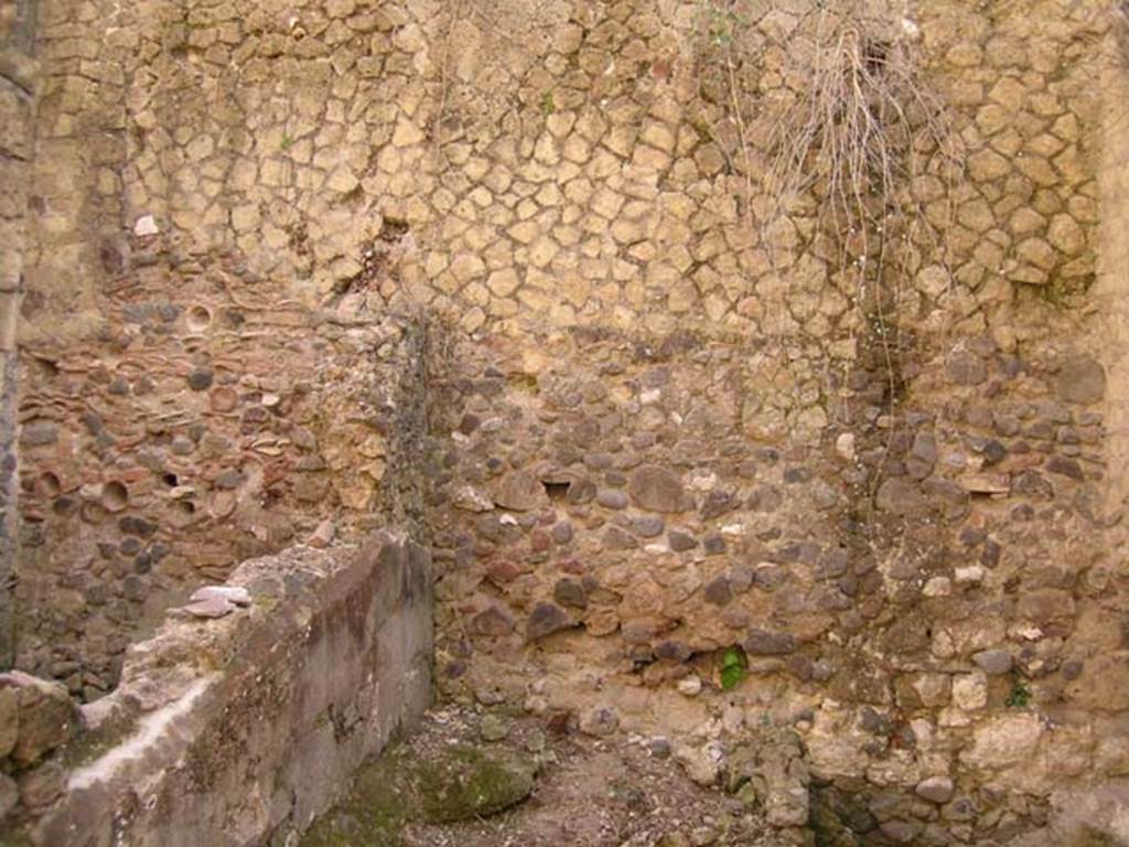 III.14/15, Herculaneum, April 2005. Room 12, south wall. Photo courtesy of Nicolas Monteix.

