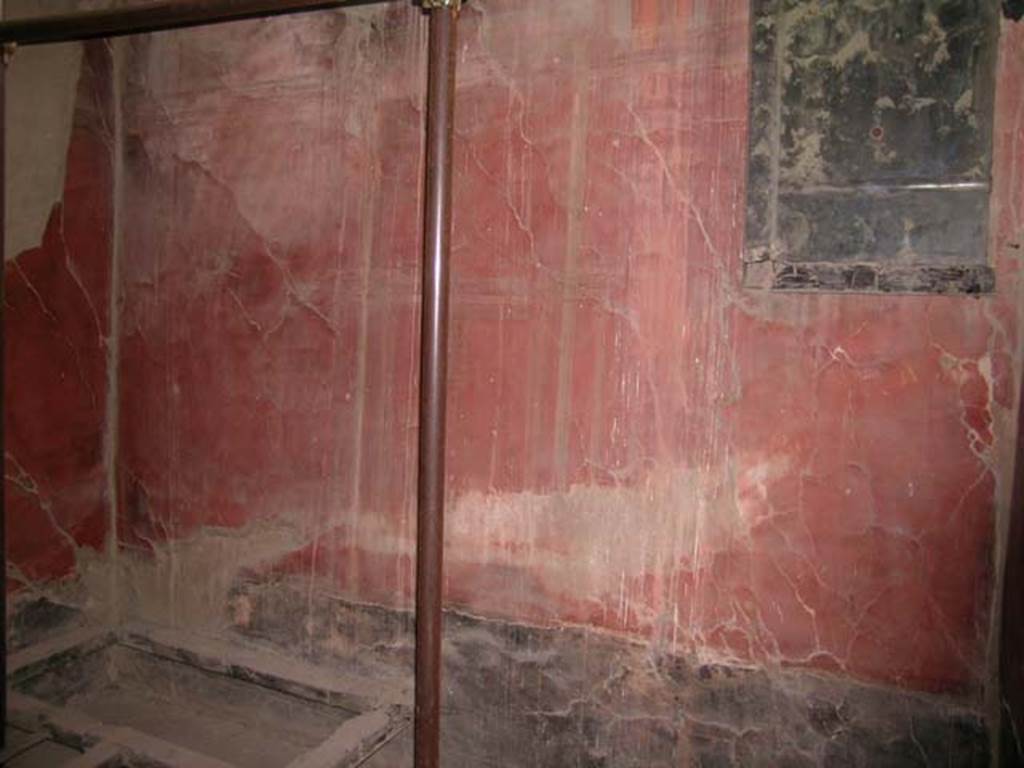 III.14, Herculaneum. April 2005. Cubiculum 1, looking towards south-east corner and south wall, with window.
Photo courtesy of Nicolas Monteix.
