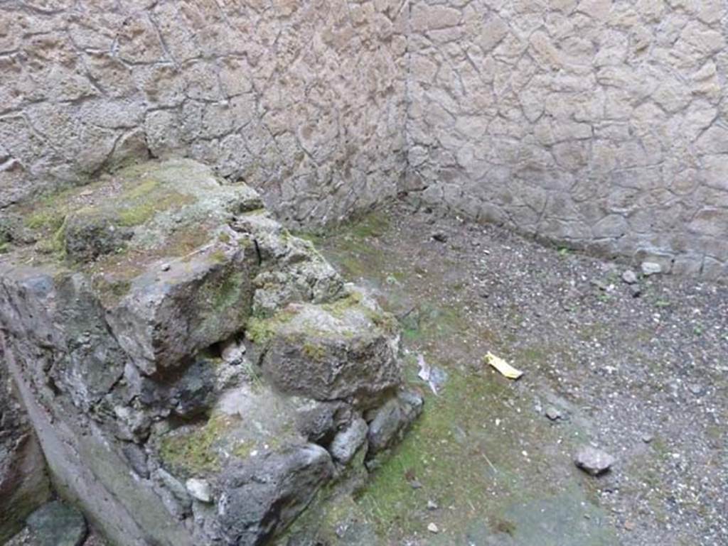 Ins. III 16, Herculaneum, September 2015.Room 5, steps to upper floor.