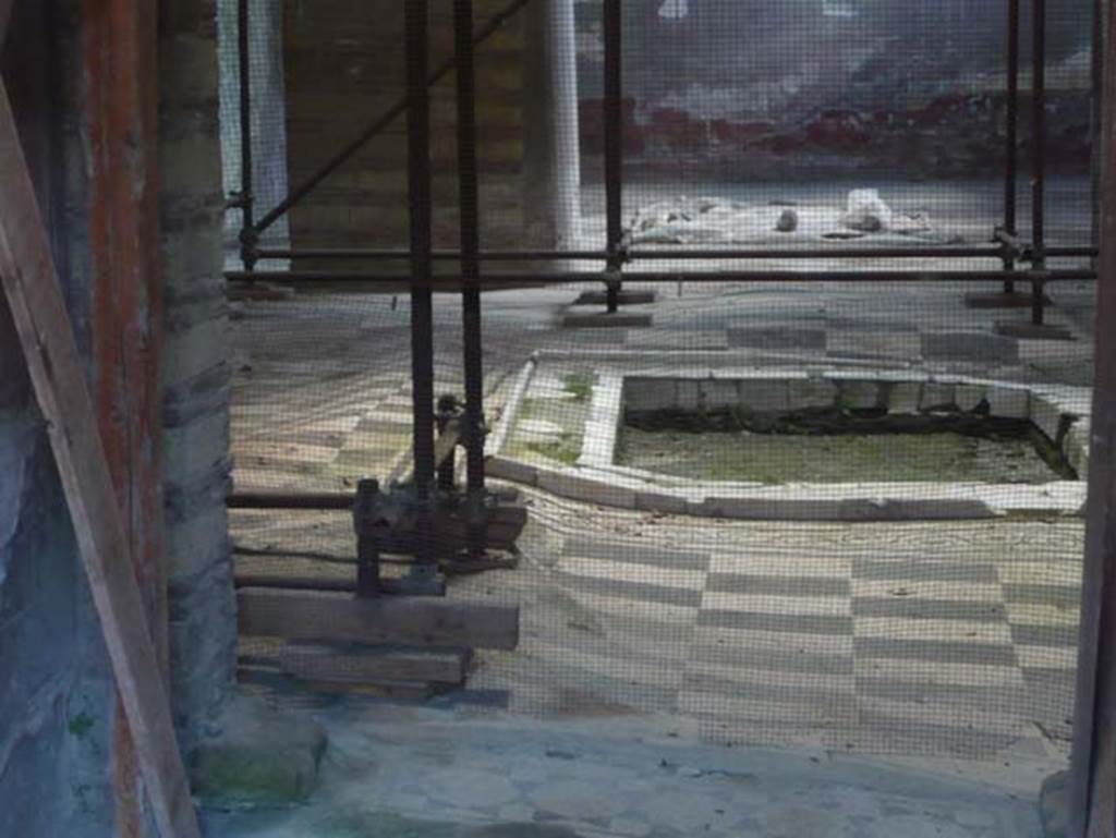 IV.2, Herculaneum, August 2013. Looking east across atrium towards oecus. 
Photo courtesy of Buzz Ferebee.
