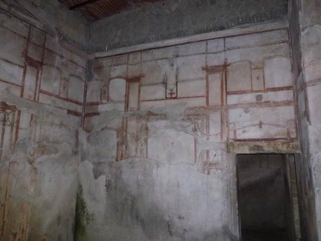 IV.4 Herculaneum. October 2012. Room 24, looking towards the north-east corner and east wall.  Photo courtesy of Michael Binns.
