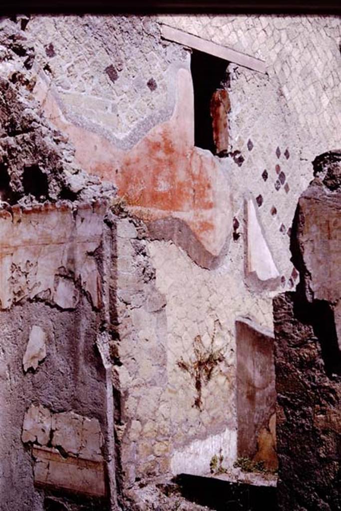 Ins. IV.8, Herculaneum, 1964. Looking through window in east wall across courtyard towards north-east corner. Photo by Stanley A. Jashemski.
Source: The Wilhelmina and Stanley A. Jashemski archive in the University of Maryland Library, Special Collections (See collection page) and made available under the Creative Commons Attribution-Non Commercial License v.4. See Licence and use details. J64f1166
