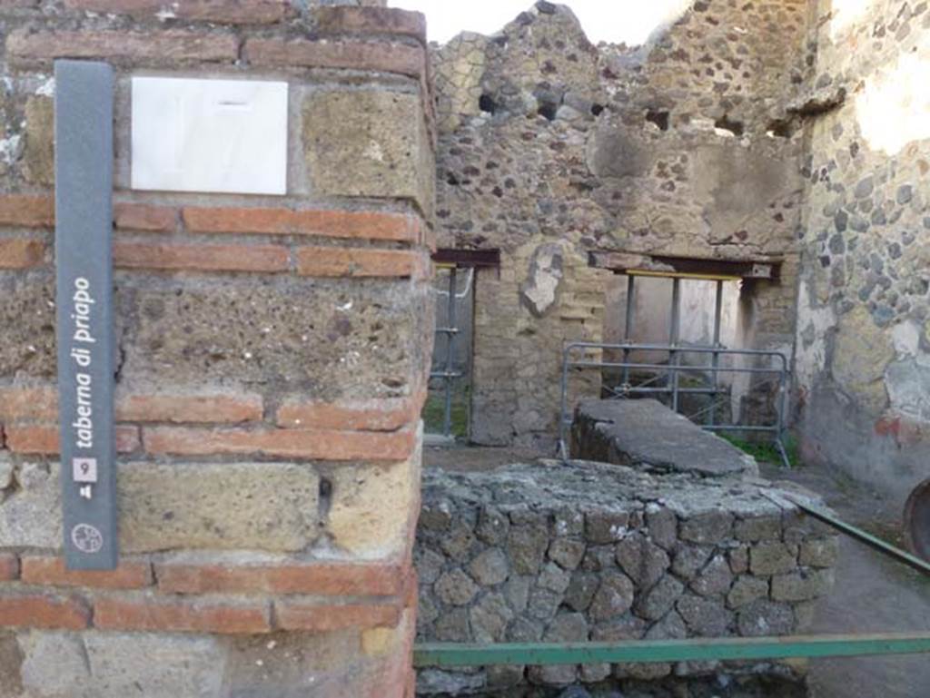 IV.17 Herculaneum. October 2012. Looking towards west wall, from entrance. Photo courtesy of Michael Binns.

 
