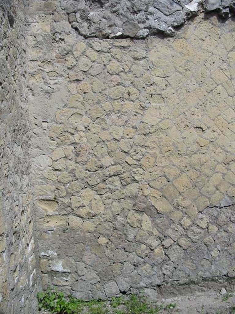 IV.18 Herculaneum, May 2003. Room 6, looking towards west wall in south-west corner. Photo courtesy of Nicolas Monteix.