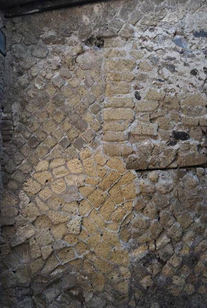 V.3. Herculaneum. June 2008. Upper north wall of entrance corridor in north-west corner.
Photo courtesy of Nicolas Monteix.

