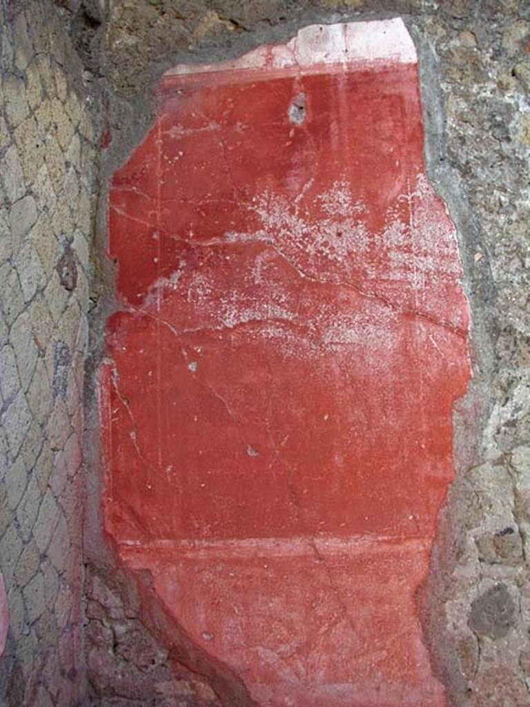 V.7, Herculaneum. September 2003. Upper west wall of upper room above cubiculum.
This room belonged to the upper apartment, see also V.6.  Photo courtesy of Nicolas Monteix.
