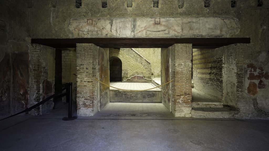 V.8 Herculaneum. August 2021. Room 1, looking towards rooms on east side. Photo courtesy of Robert Hanson.