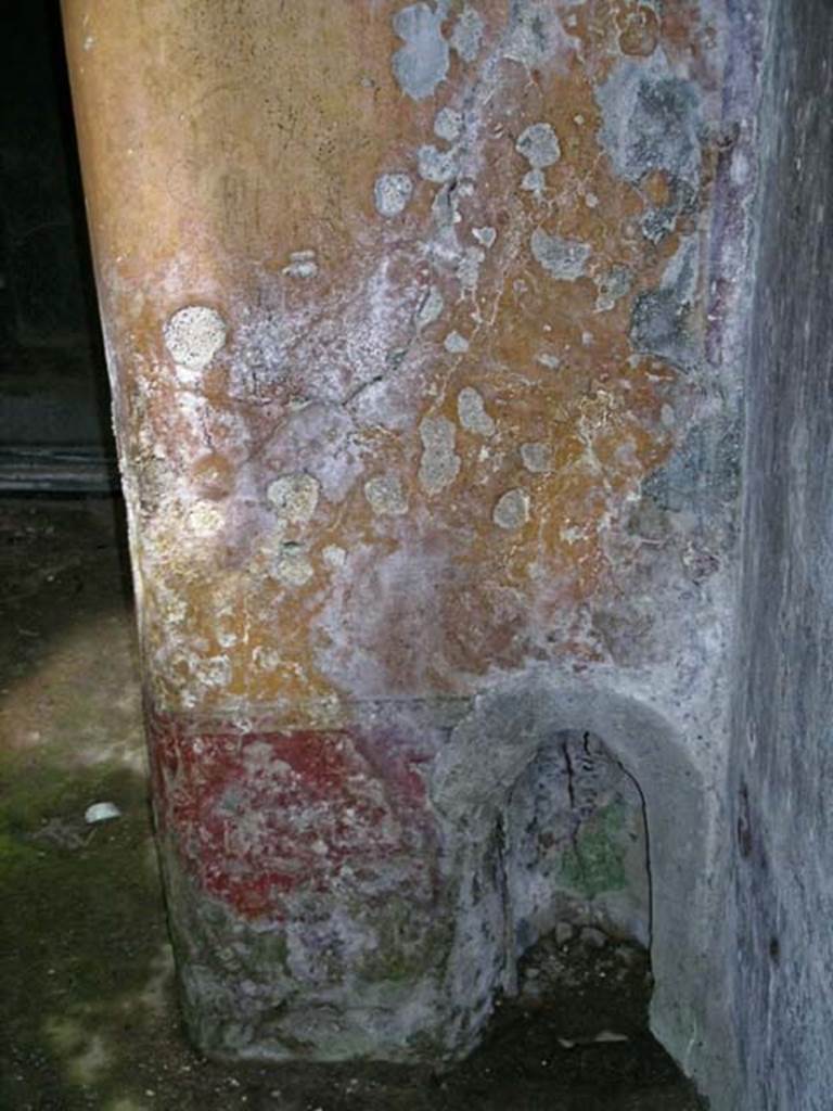 V.17, Herculaneum. May 2004. North-east corner of rear room. Photo courtesy of Nicolas Monteix.

