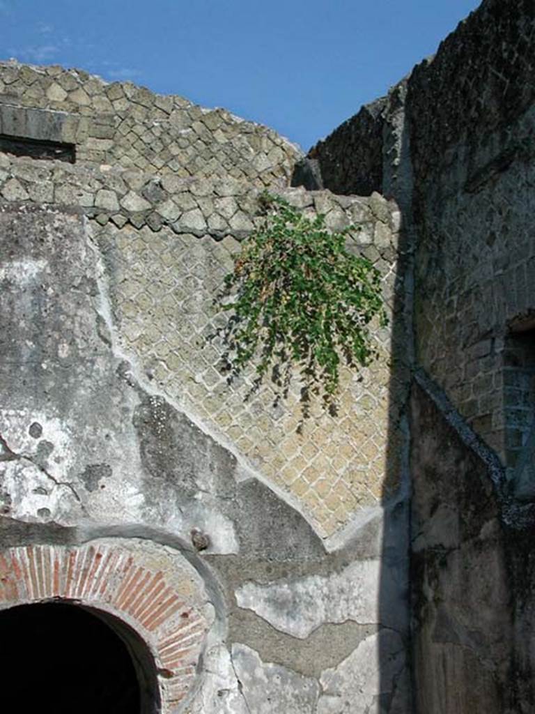 VI.8, Herculaneum. September 2003. Upper north-east corner. Photo courtesy of Nicolas Monteix.