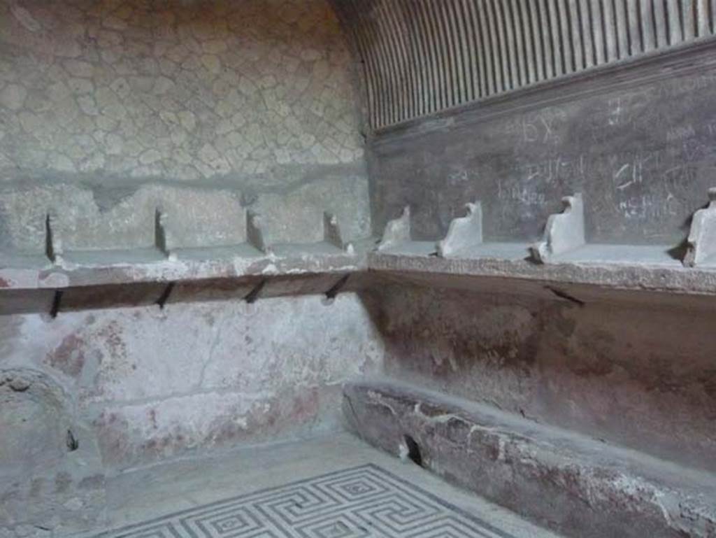 VI.8, Herculaneum. August 2013. Looking towards north-east corner of tepidarium.
Photo courtesy of Buzz Ferebee.
