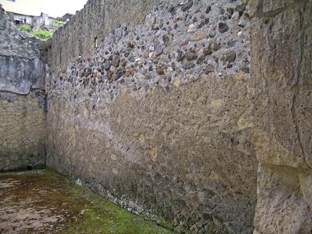 VI.13/11, Herculaneum. May 2004. East wall of oecus on west side of corridor, next to tablinum. Photo courtesy of Nicolas Monteix.