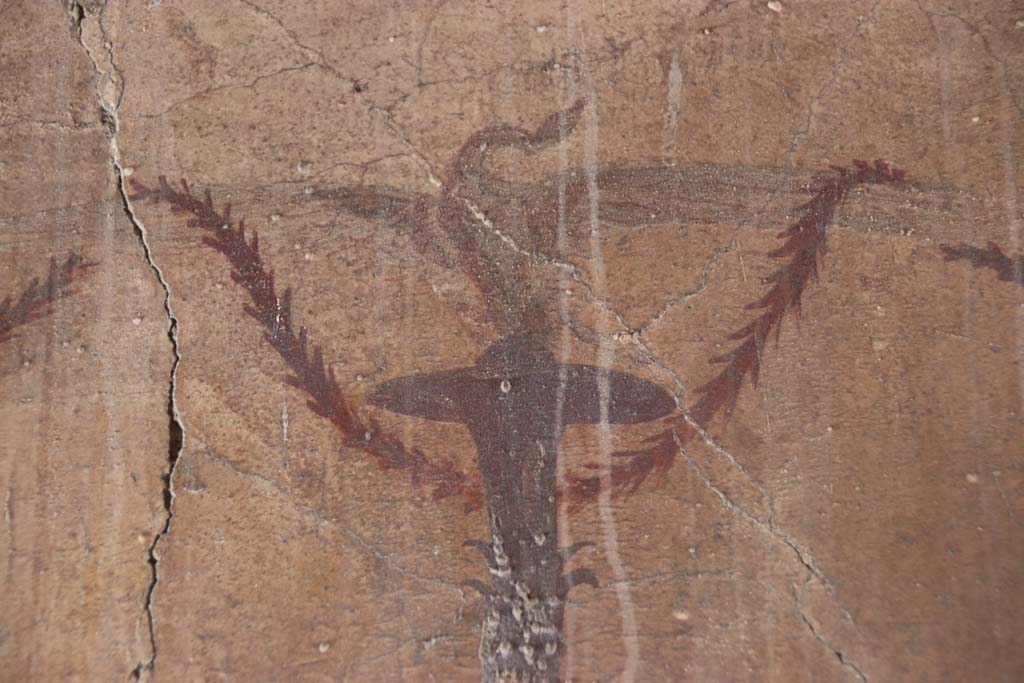 VI.13/11, Herculaneum. September 2017. Painted detail from corridor walls. Photo courtesy of Klaus Heese.