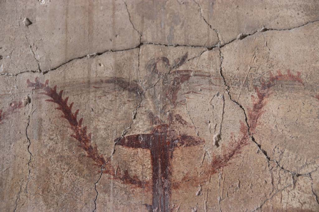 VI.13/11, Herculaneum. September 2017. Painted detail from corridor walls. Photo courtesy of Klaus Heese.