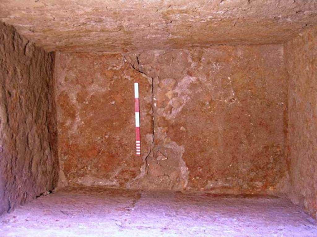 VI.15, Herculaneum. August 2005. Further investigation of rectangular pit, with north side at top.  
Photo courtesy of Nicolas Monteix.

