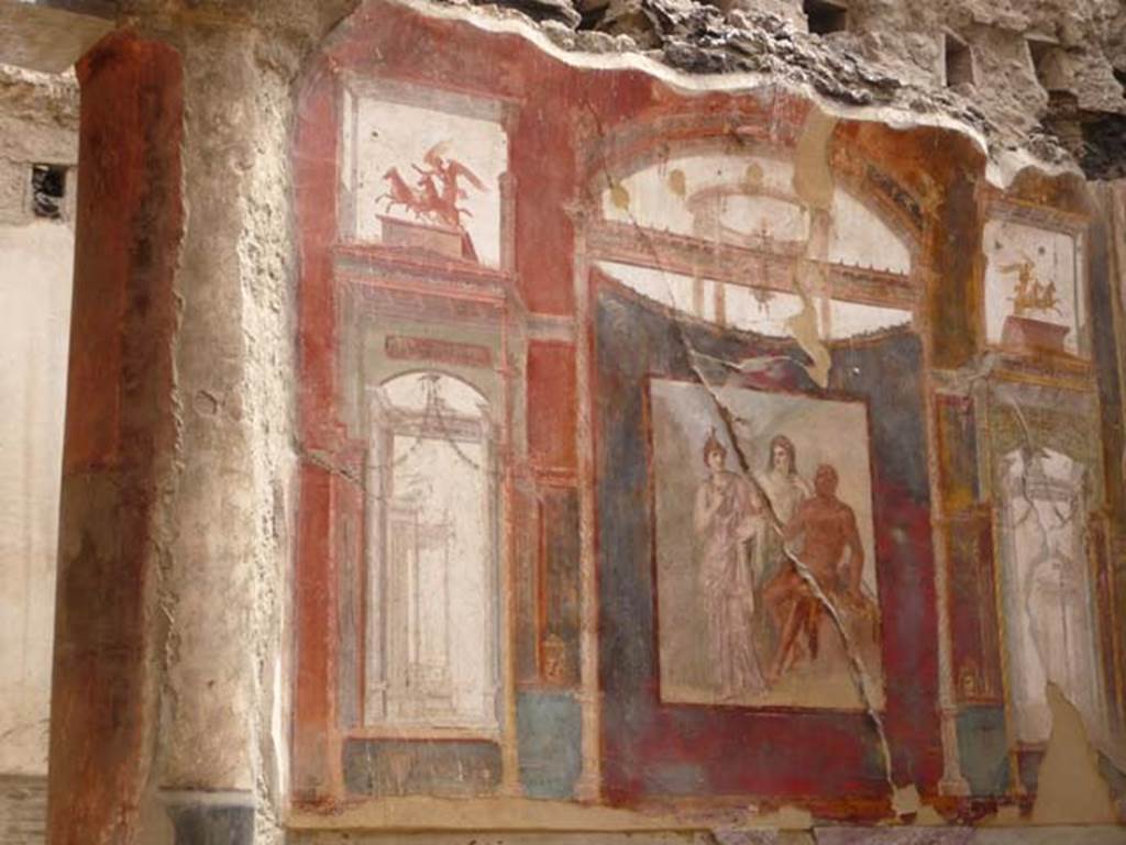 Ins.VI.21., Herculaneum.  May 2009. Looking towards the east wall. Photo courtesy of Buzz Ferebee.
