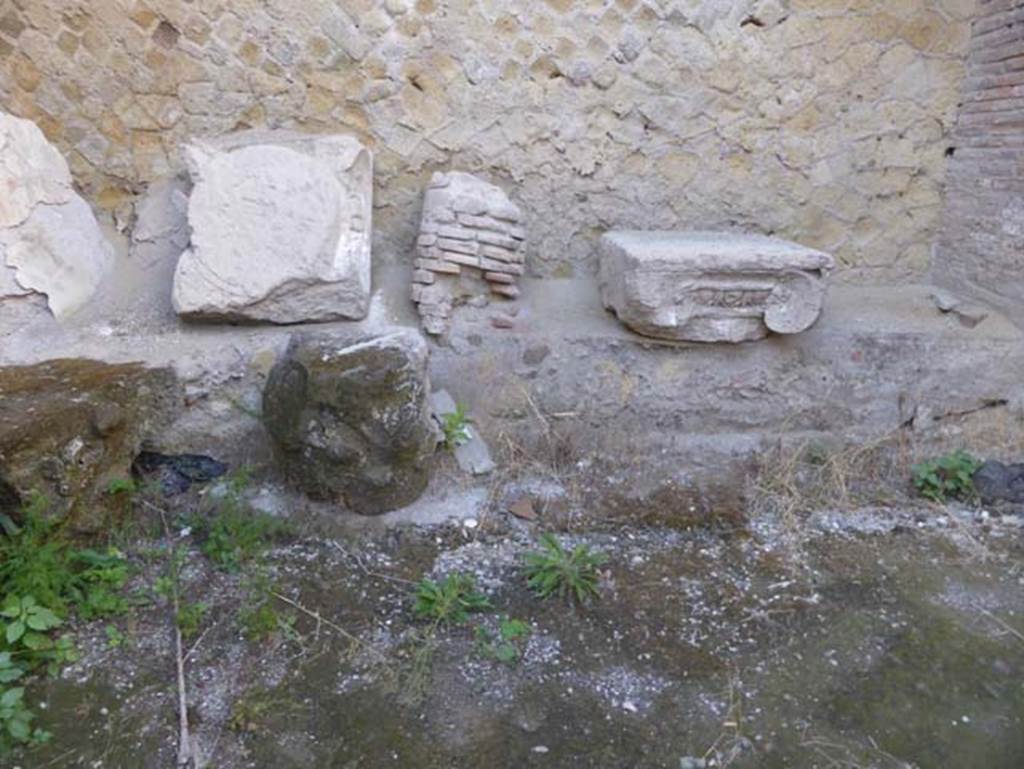 Ins. VII, Herculaneum, September 2015. Finds from the Basilica.