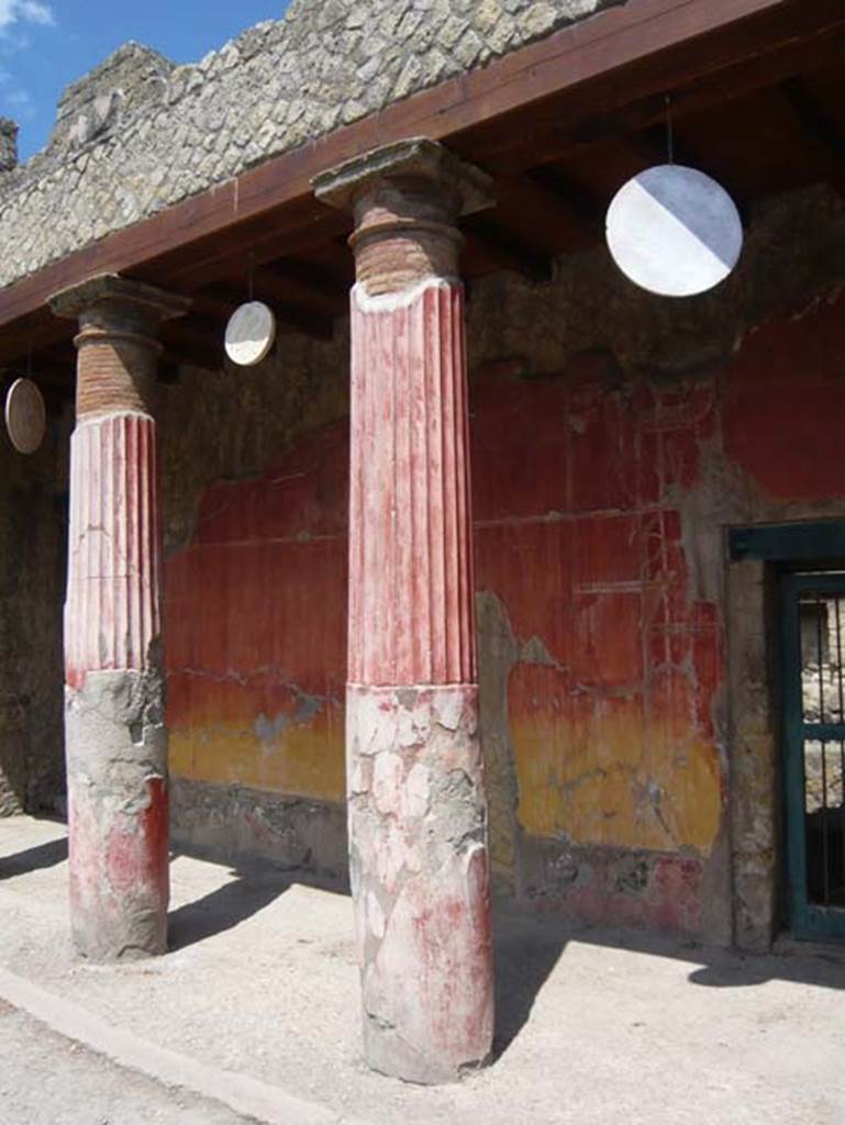 Ins. Or.I.2, Herculaneum. August 2013. North side of atrium. Photo courtesy of Buzz Ferebee.  
