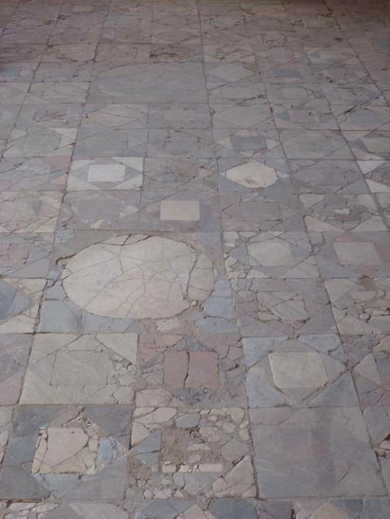 Ins. Or. 1. 2, Herculaneum. June 2012. Detail of opus sectile flooring in Marble Salon.
Photo courtesy of Michael Binns.

