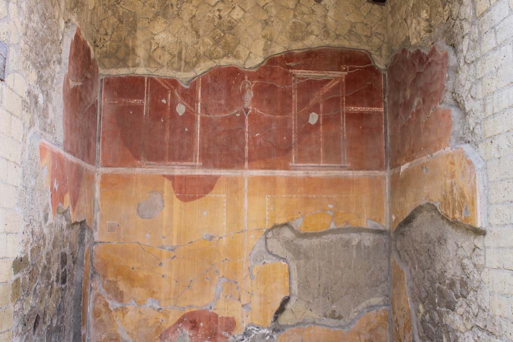 Ins. Orientalis I, 2, Herculaneum, March 2014. Upper south wall of ala on south side of atrium.
Foto Annette Haug, ERC Grant 681269 DÉCOR
