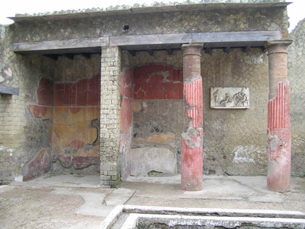 Ins. Or. I.2, Herculaneum. May 2005. Looking south across atrium. Photo courtesy of Nicolas Monteix.

