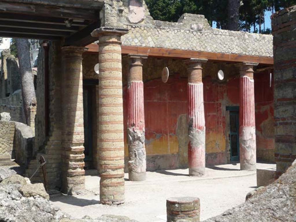 Ins. Or.I.2, Herculaneum. August 2013. Looking towards north side of atrium. Photo courtesy of Buzz Ferebee.  
