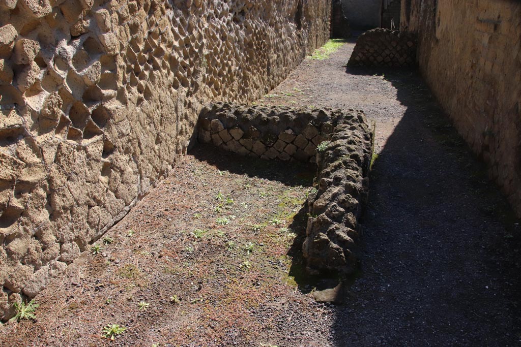 Ins. Orientalis II.3 Herculaneum, October 2022. Looking east from entrance doorway. Photo courtesy of Klaus Heese.