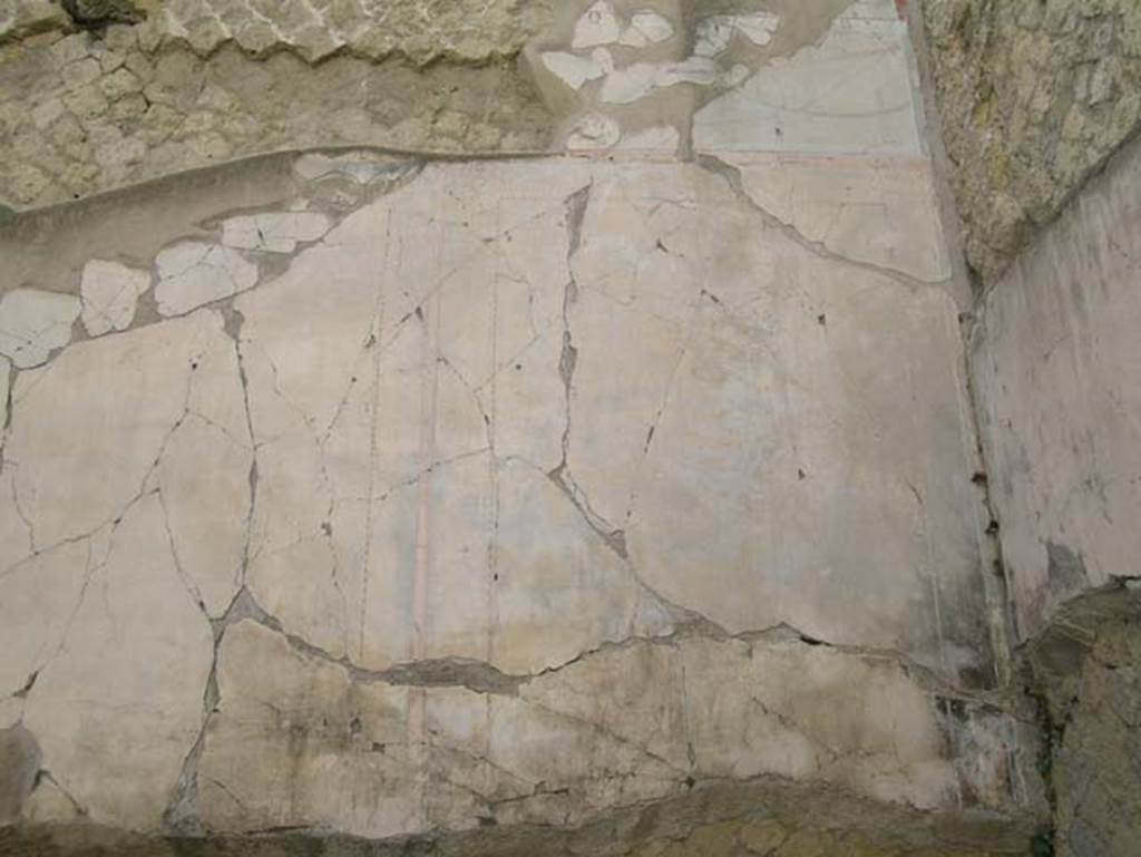 Ins Or II, 4, Herculaneum. June 2006. Room A, decoration on south wall, at west end. Photo courtesy of Nicolas Monteix.