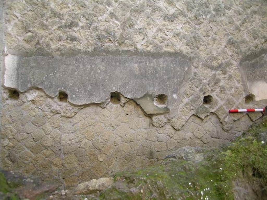 Ins Or II, 5, Herculaneum. May 2004. South wall of rear room in south-east corner. Photo courtesy of Nicolas Monteix.
