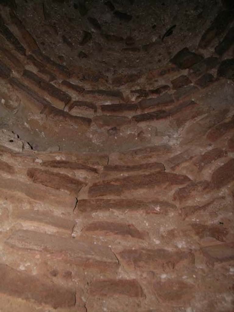 Ins Or II, 8, Herculaneum. December 2004. Detail from interior of oven. Photo courtesy of Nicolas Monteix.
