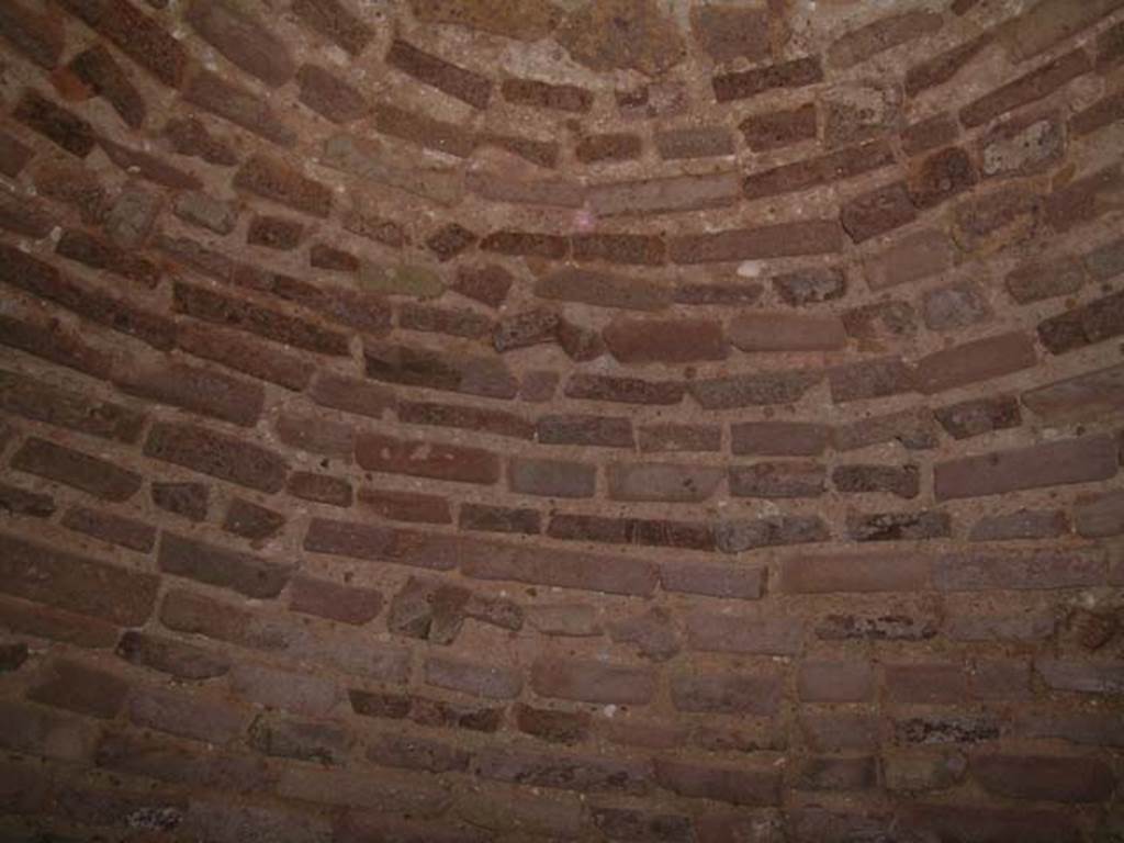 Ins Or II, 8, Herculaneum. May 2006. Detail from interior of oven. Photo courtesy of Nicolas Monteix.