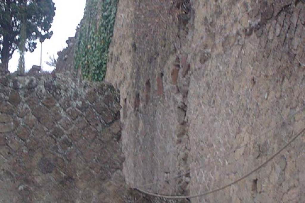 Ins Or II, 10, Herculaneum. January 2002. Upper south wall. Photo courtesy of Nicolas Monteix.