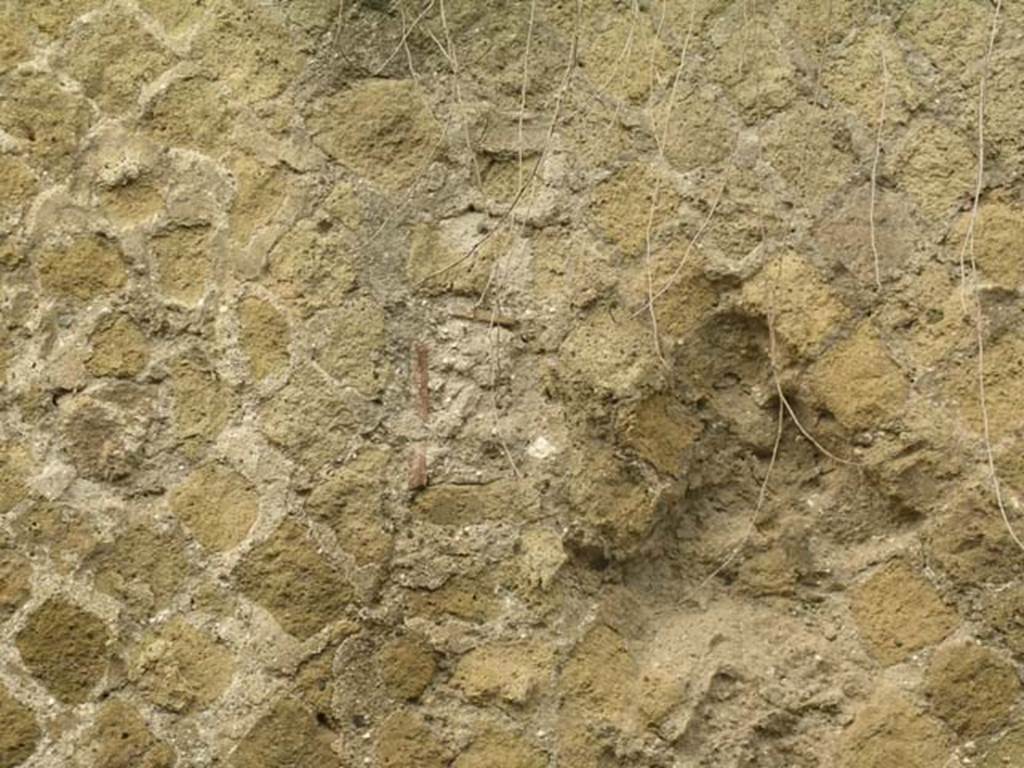 Ins Or II. 13, Herculaneum. June 2005. Detail of north wall of rear room. Photo courtesy of Nicolas Monteix.