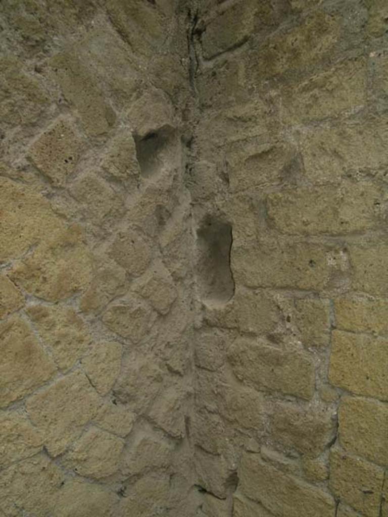 Ins Or II, 18, Herculaneum. June 2006. Detail from south wall in south-west corner.
Photo courtesy of Nicolas Monteix.
