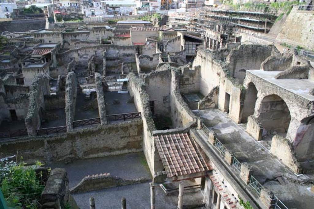 Herculaneum, March 2008. Looking west across site, from access roadway bridge. Photo courtesy of Sera Baker.