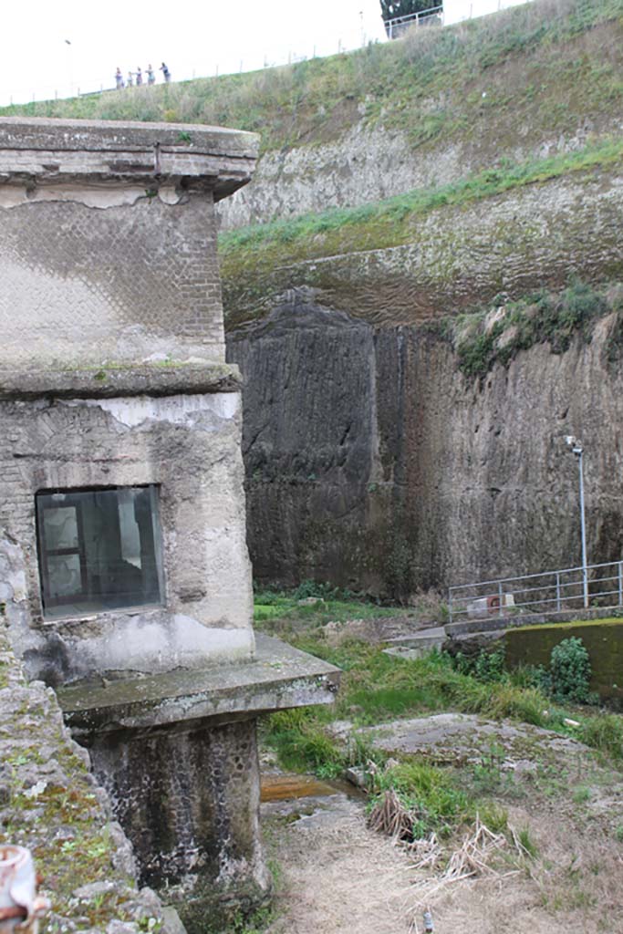 Herculaneum, March 2014. Looking south-east from the terrace towards the beachfront.
Foto Annette Haug, ERC Grant 681269 DÉCOR
