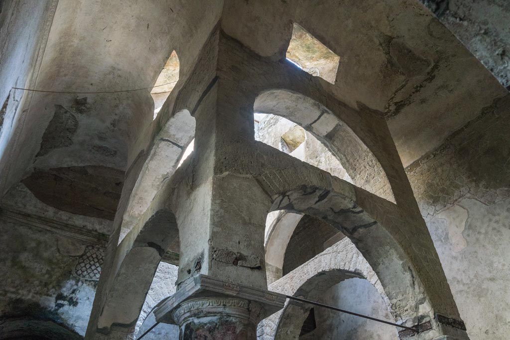 Herculaneum Suburban Baths. October 2023. Upper tetrastyle atrium. Photo courtesy of Johannes Eber. 

