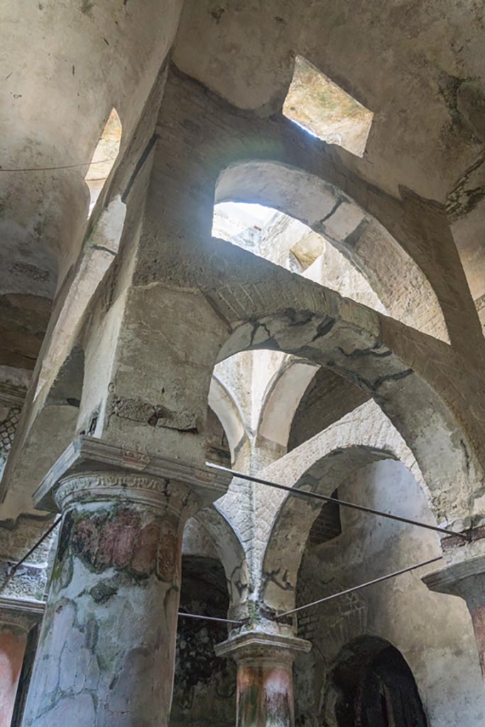 Herculaneum Suburban Baths. October 2023. 
Looking east in upper tetrastyle atrium. Photo courtesy of Johannes Eber. 
