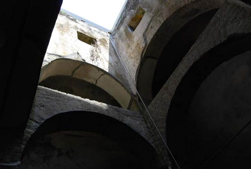 Suburban Baths, Herculaneum. April 2008. Upper area of atrium. Photo courtesy of Nicolas Monteix.