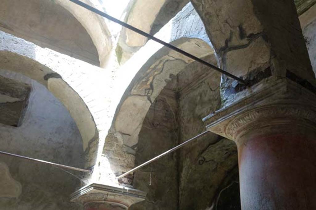 Suburban Baths, Herculaneum. June 2014. Upper area of atrium. Photo courtesy of Michael Binns.