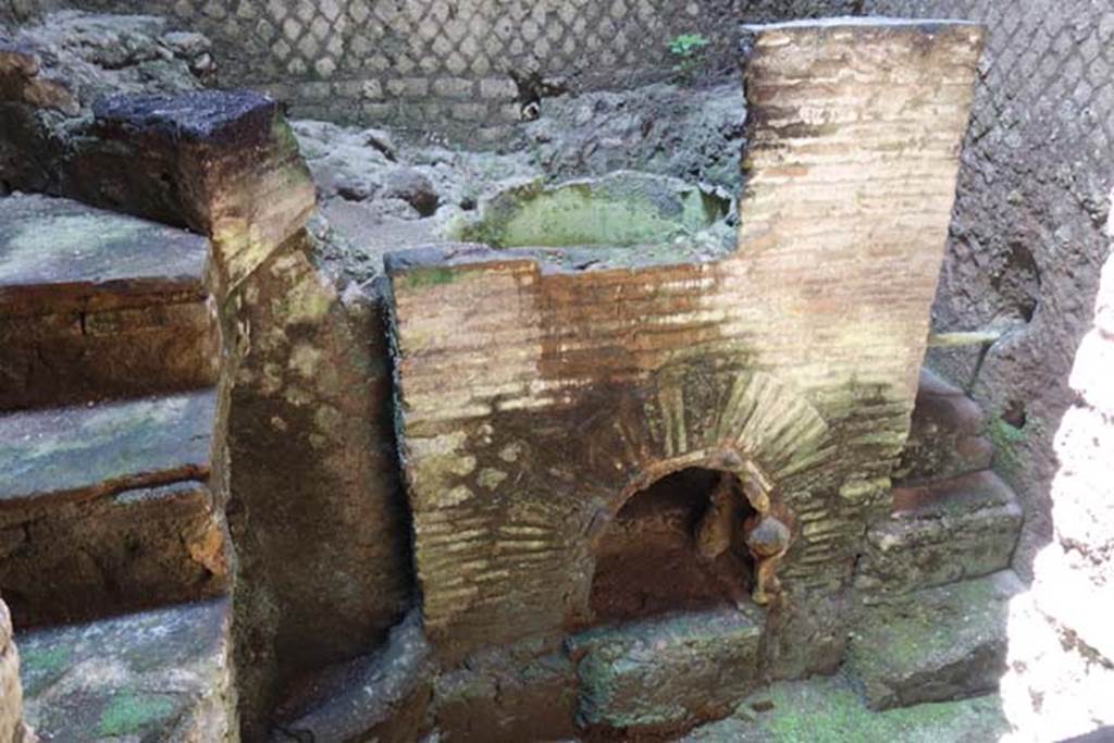 Suburban Baths, Herculaneum. June 2014. Praefurnium, or furnace room. Photo courtesy of Michael Binns.