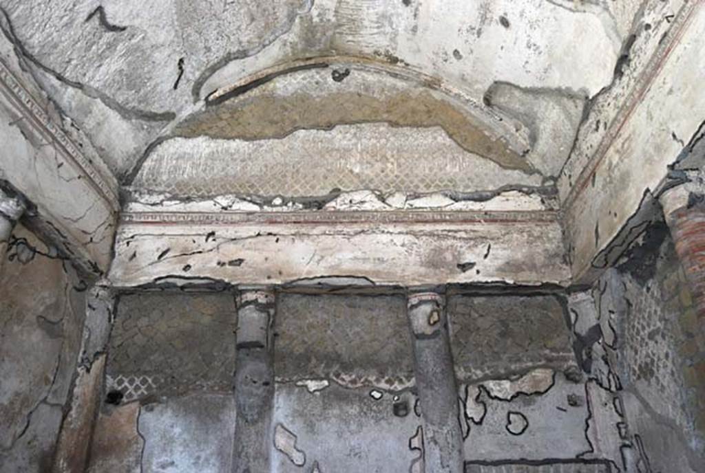 Suburban Baths, Herculaneum, April 2008. Looking towards north wall and upper vaulted area of possible waiting room or diaeta. Photo courtesy of Nicolas Monteix.
