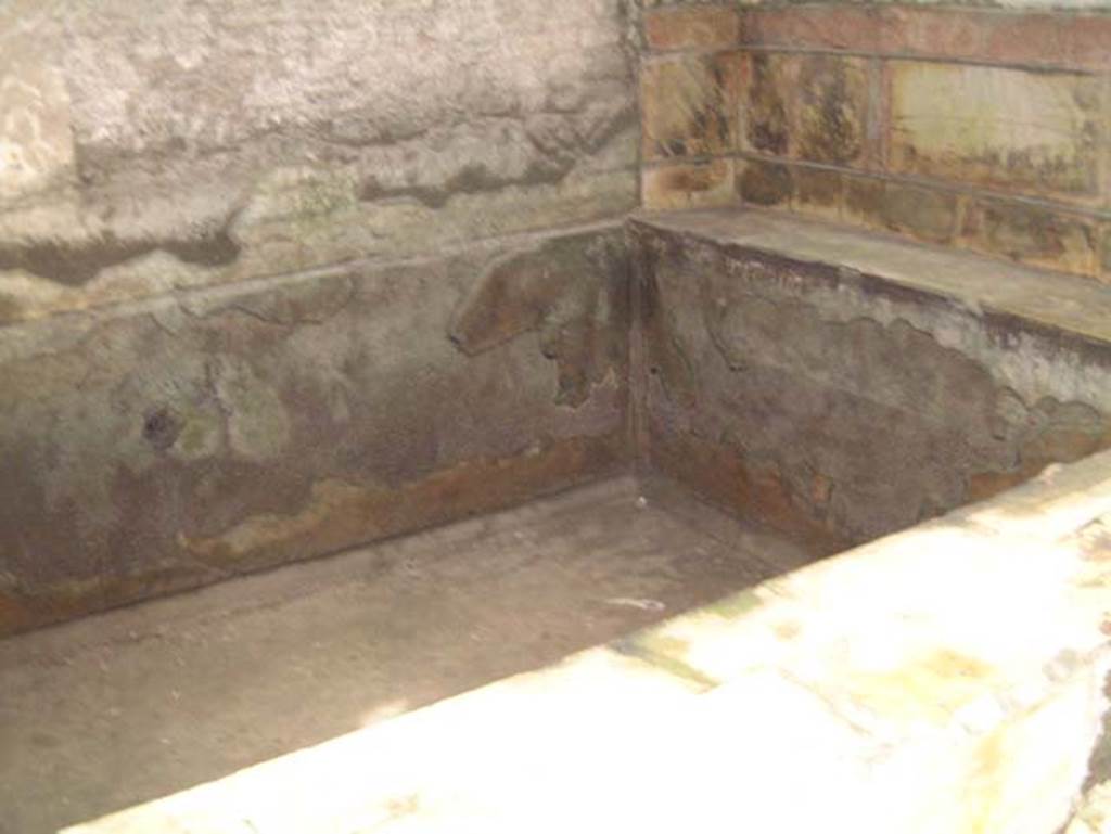 Suburban Baths, Herculaneum, May 2001. Cold pool in frigidarium. Photo courtesy of Current Archaeology.