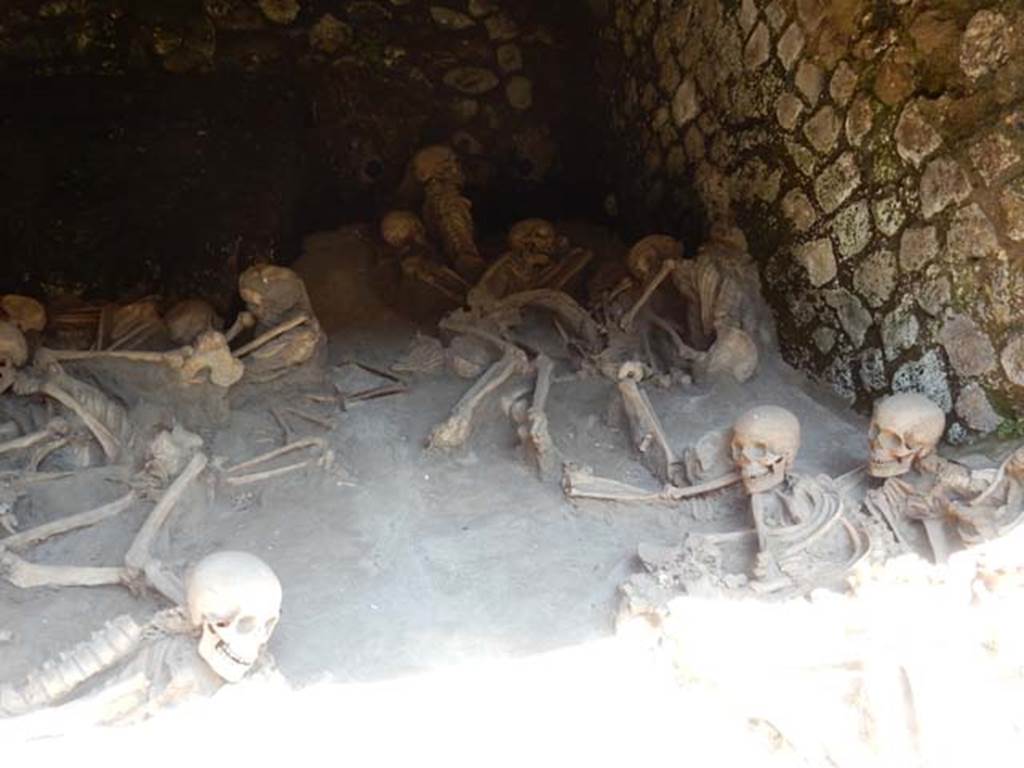 Beachfront, Herculaneum, May 2018. Detail from Boatshed 3, east side. Photo courtesy of Buzz Ferebee.