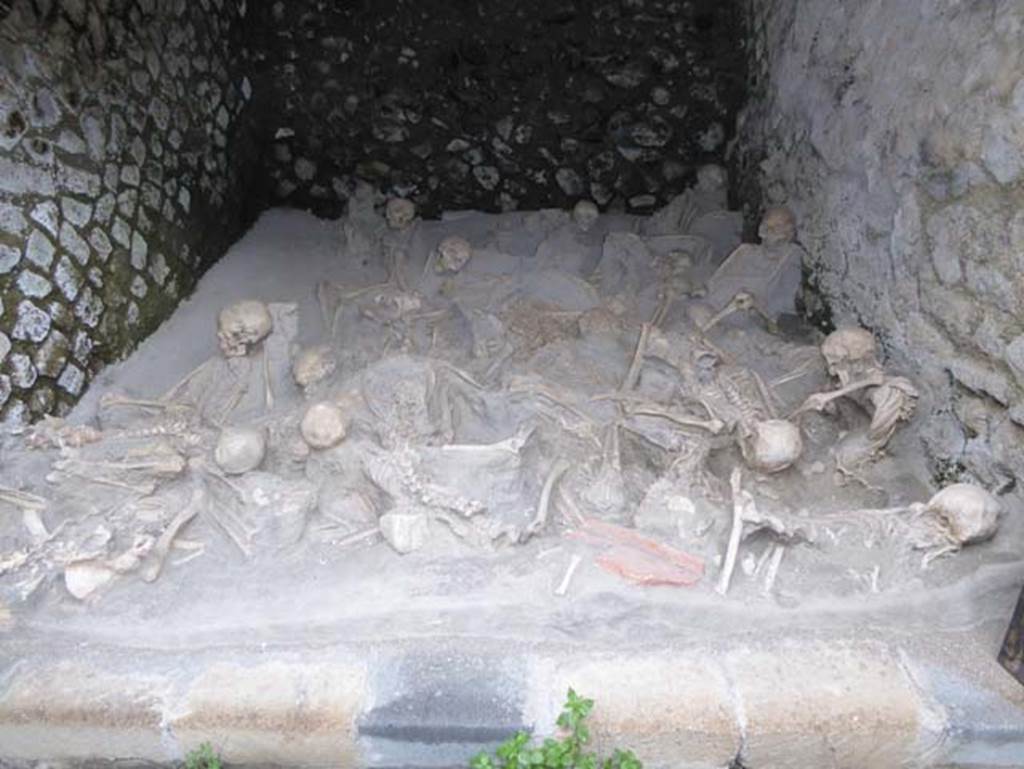 Beachfront, Herculaneum, September 2015. Boatshed 6. Photo courtesy of Michael Binns.