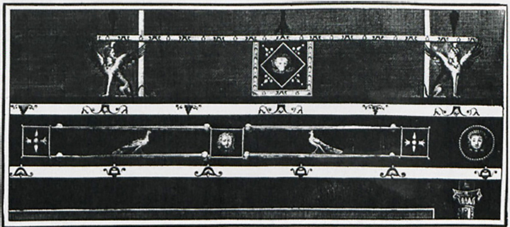 Ercolano Casa vicino al Teatro or Herculaneum House near the Theatre.
Allroggen-Bedel identifies this as MANN 9685.
See Allroggen-Bedel, A., 1983. Piranesi e l’archeologia nel reame di Napoli. Fig. 8.

