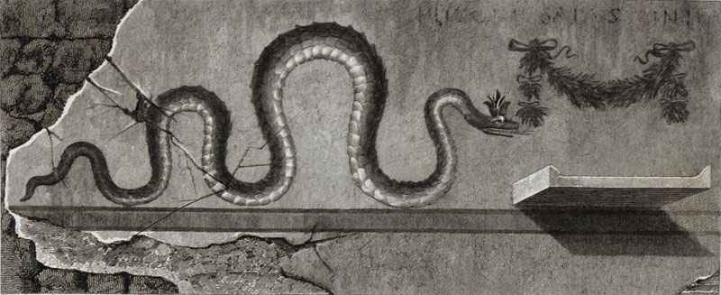 Pompeii street shrine on the corner of Via Pomeriale. 1804 drawing by Piranesi. Detail from view along Via dei Sepolcri, showing street shrine on the corner of Via Pomeriale. See Piranesi, F, 1804. Antiquites de la Grande Grece: Tome I. Paris: Piranesi and Le Blanc. (Pl. V).